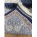 Иранский ковер QUM Silk 10004 Синий - фото №5